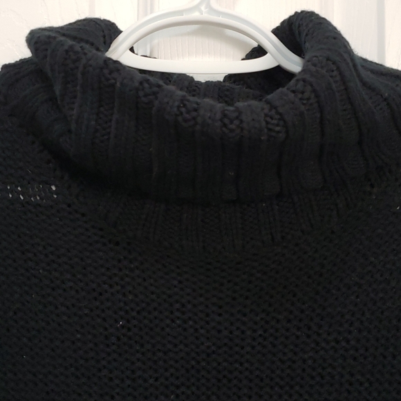 Black Cable Knit Dress - Picture 3 of 4